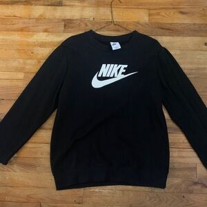 Nike Women's Black Crewneck Sweater